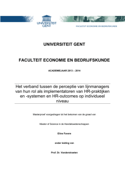 Bekijk online - Universiteit Gent
