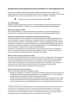 informatie op hoofdlijnen