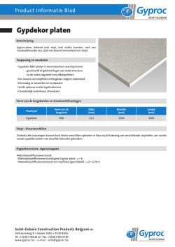 Gypdekor platen
