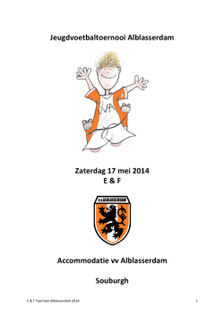 Jeugdvoetbaltoernooi Alblasserdam 2014 Definitief
