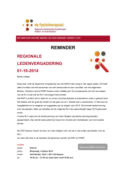 01-10-2014 Convocatie RLV RGF MOB Def - en Oost-Brabant