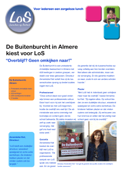 De Buitenburcht in Almere kiest voor LoS