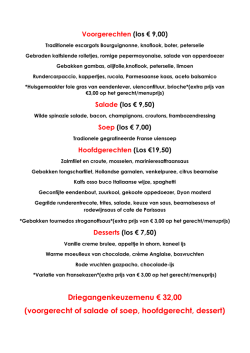 Menukaart (pdf) - Brasserie Richard