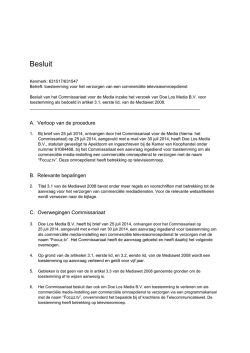 Download als pdf - Commissariaat voor de Media