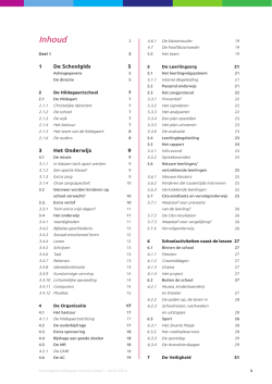 Inhoud - De Hildegaertschool