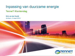 Inpassing van duurzame energie