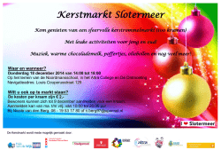 Kerstmarkt Slotermeer