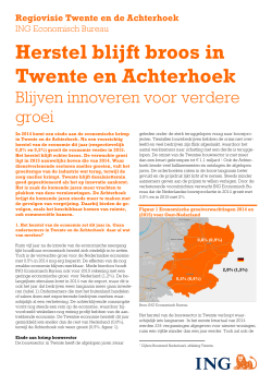 Herstel blijft broos in Twente en Achterhoek