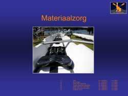 Materiaalzorg - TRT