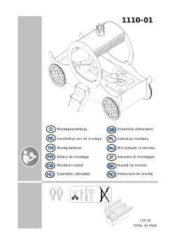 1110-01 Princess K Carriage Bed Assembly Instruction