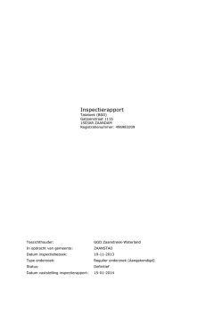 Inspectierapport