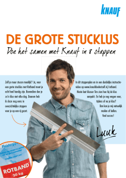 Download de flyer - Knauf | Doe het zelf
