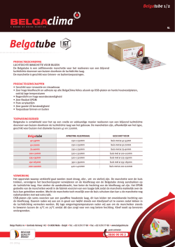 Technische Fiche - Passiefhuis Platform