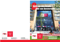 Download de flyer - ROC van Amsterdam
