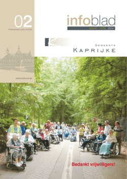 infoblad maart-april 2014