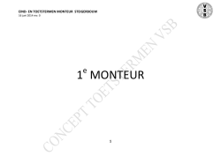 Eind- en toetstermen 1e Monteur Steigerbouw