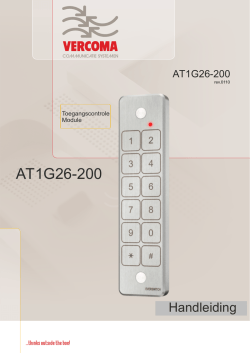 Handleiding AT1G26-200 NL rev.0110