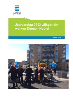 jaarverslag wijkgericht werken