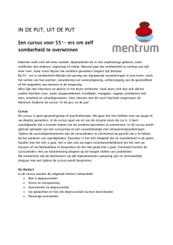 IN DE PUT, UIT DE PUT