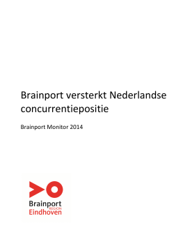 Brainport Monitor 2014 - Brainport Development