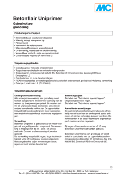 Technical Datasheet Betonflair Uniprimer