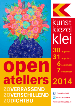 Brochure 2014 proef 2 - Kunst Kiezel en Klei