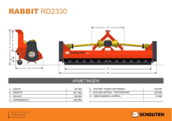 Factsheet RD2330 - Schouten Machines