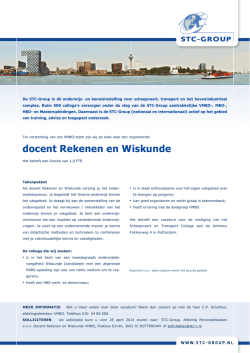 docent Rekenen en Wiskunde