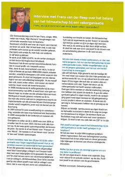 Interview in VHP2 journaal, 5e jaargang, nr 2 mei 2014