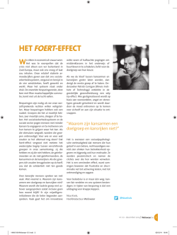 HET FOERT-EFFECT