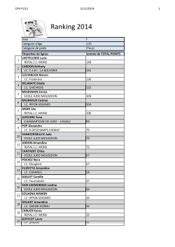 Assemblée générale Ranking judo2