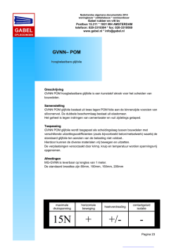 GVNN - POM - Gabel rubber en vilt bv