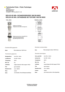 ROLUX 4G HR+, M DAKDOORVOER 100/150 INOX