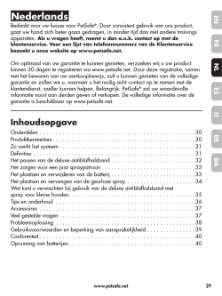Handleiding PetSafe Deluxe Anti-blaf Halsband met Spray