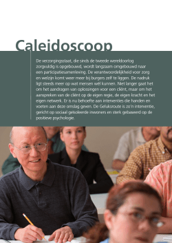 Caleidoscoop in Counselling Magazine 3 - aug 2014