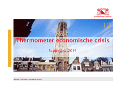 Thermometer economische crisis september 2014