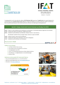 e-mailing TradeFairs - IFAT