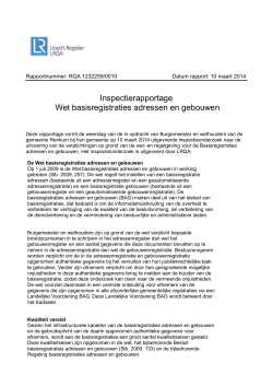 "Renkum rapport herinspectie BAG 10052014" PDF document