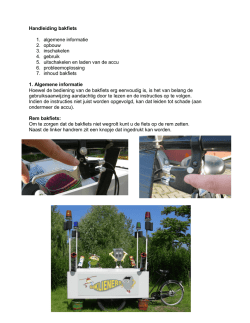 Handleiding bakfiets