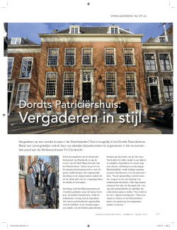 Vergaderen in stijl - Vergaderen in Dordrecht