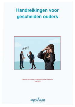 Handreikingen voor gescheiden ouders