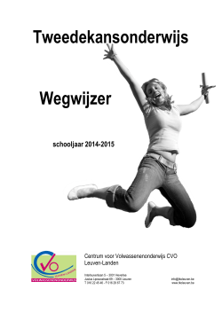 Wegwijzer TKO 2014-2015