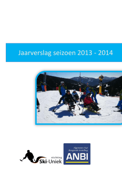 Jaarverslag seizoen 2013 - 2014 - Ski