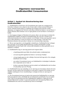 Download de algemene voorwaarden