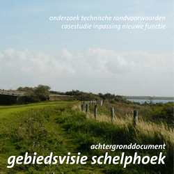 Gebiedsvisie Schelphoek achtergrond document