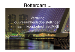 Rotterdam - NEVI-PIANOo congres 2014