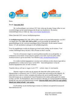 infoblad - RTC De Bempdekens