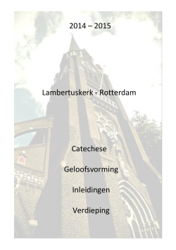 klik hier... - Sint Lambertuskerk Rotterdam