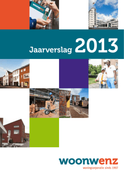 Jaarverslag 2013