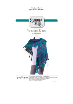 Penelope Shawl By Carolyn Christmas